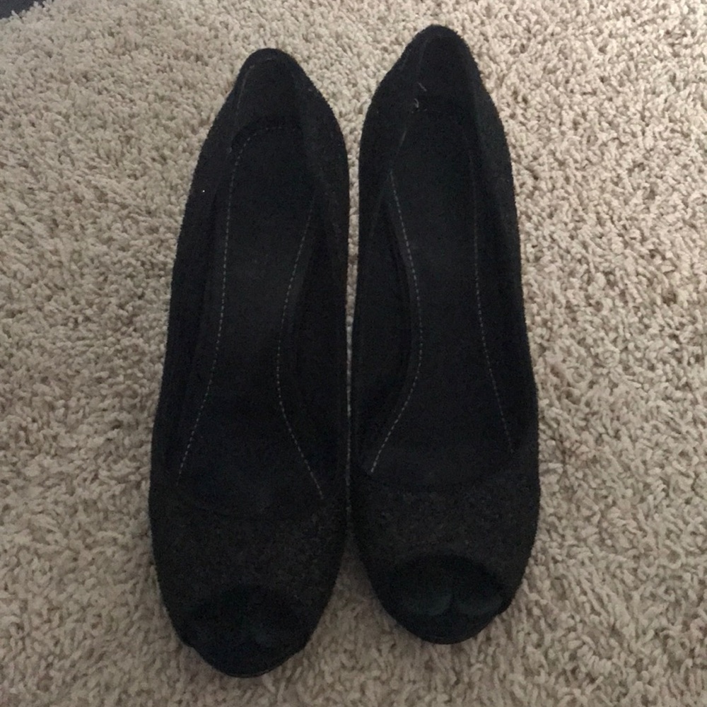 Black elegant sparkle heels from Nine West
